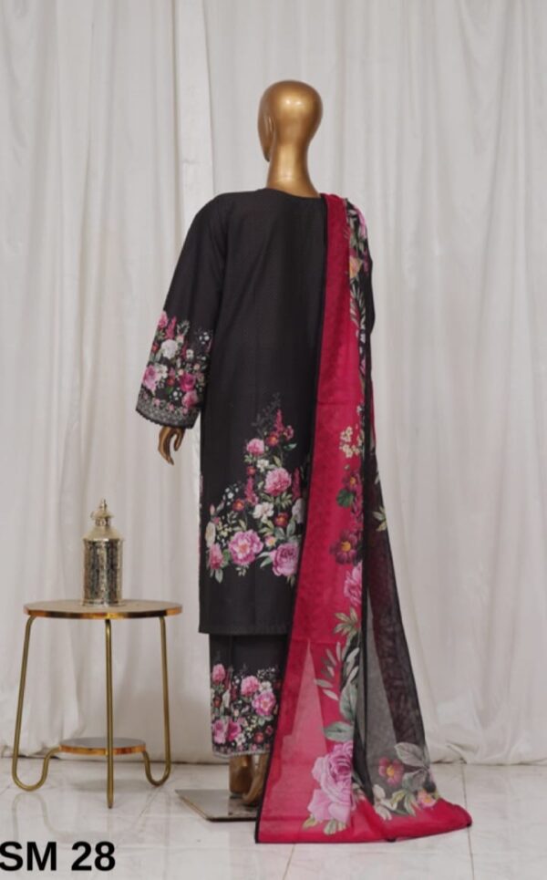 BIN SAEED EXCLUSIVE PRINTED LAWN 3PC COLLECTION - Image 2