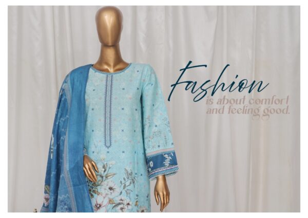 Bin Saeed 3Pc Printed Lawn