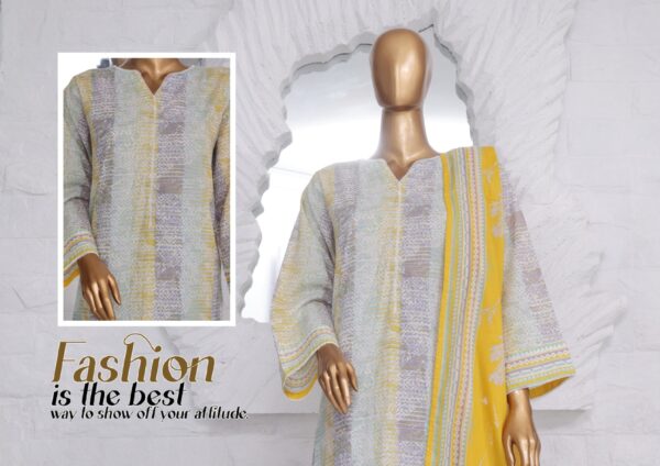 Bin Saeed 3Pc Printed Lawn