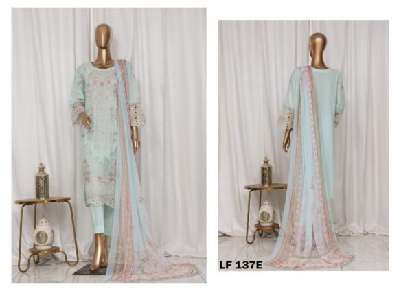 BIN SAEED LUXURY EMBROIDERED LAWN 3PC COLLECTION