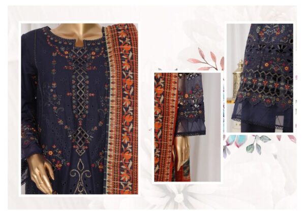 BIN SAEED LUXURY EMBROIDERED LAWN 3PC COLLECTION - Image 2