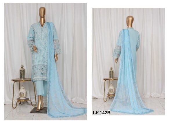 BIN SAEED LUXURY EMBROIDERED LAWN 3PC COLLECTION