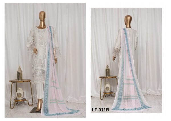 BIN SAEED LUXURY EMBROIDERED LAWN 3PC COLLECTION