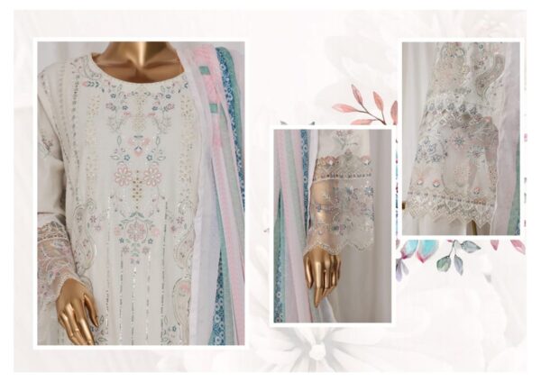 BIN SAEED LUXURY EMBROIDERED LAWN 3PC COLLECTION - Image 2