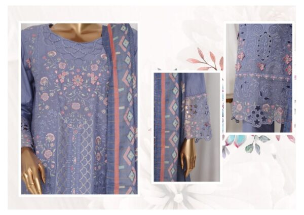 BIN SAEED LUXURY EMBROIDERED LAWN 3PC COLLECTION - Image 2