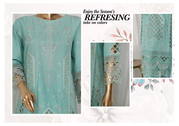 BIN SAEED LUXURY EMBROIDERED LAW 3PC COLLECTION - Image 2