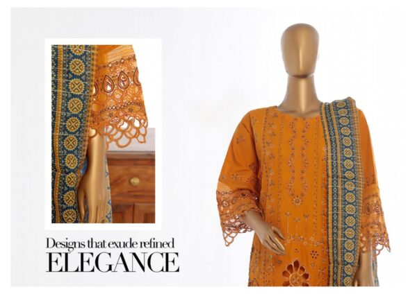 BIN SAEED LUXURY EMBROIDERED LAWN 3P COLLECTION - Image 2