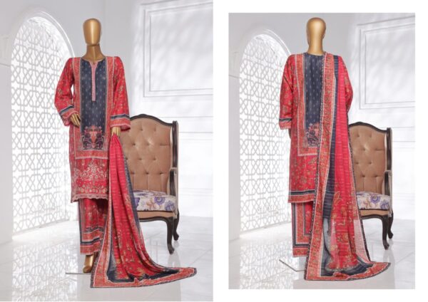 BIN SAEED EMBROIDERED SHIRT  LAWN 3PC COLLECTION