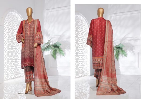 BIN SAEED EMBROIDERED SHIRT  LAWN 3PC COLLECTION