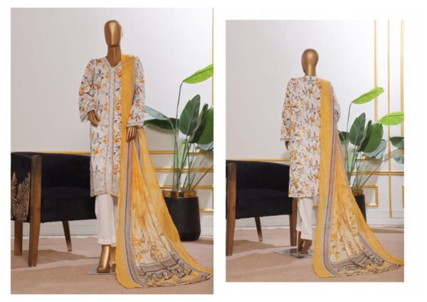 BIN SAEED LUXURY CUTWORK KARI  3PC COLLECTION 
