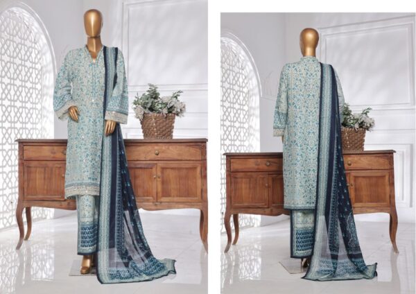 BIN SAEED EMBROIDERED SHIRT  LAWN 3PC COLLECTION