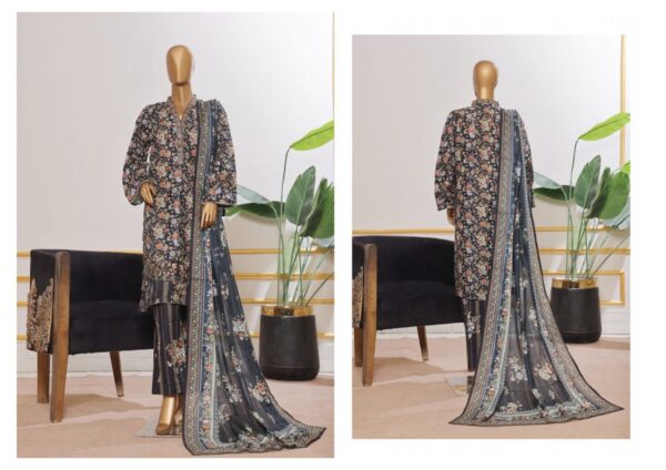 BIN SAEED LUXURY CUTWORK KARI 3PC COLLECTION