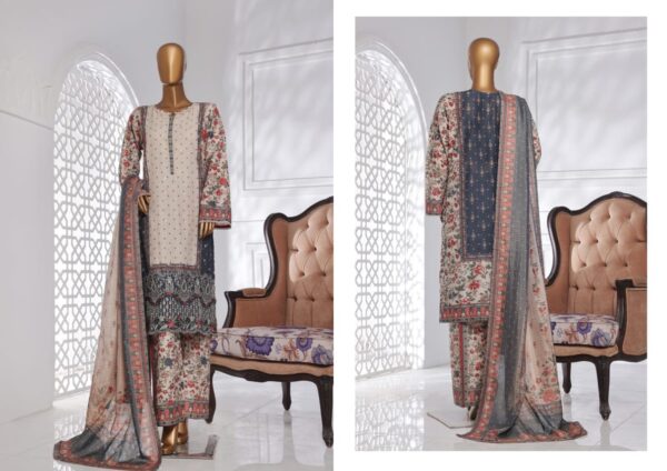 BIN SAEED EMBROIDERED SHIRT  LAWN 3PC COLLECTION