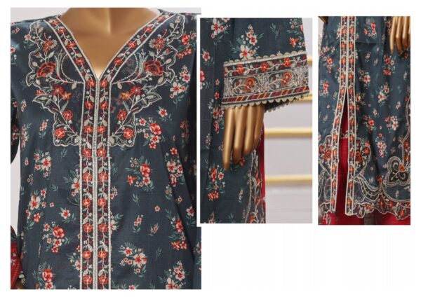BIN SAEED LUXURY CUTWORK KARI 3PC COLLECTION - Image 2