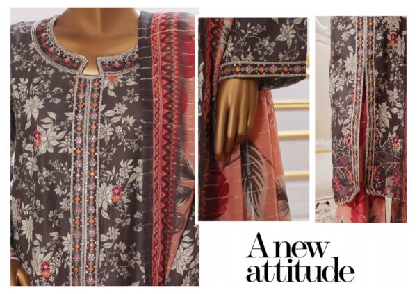 BIN SAEED LUXURY CUTWORK 3PC COLLECTION - Image 2