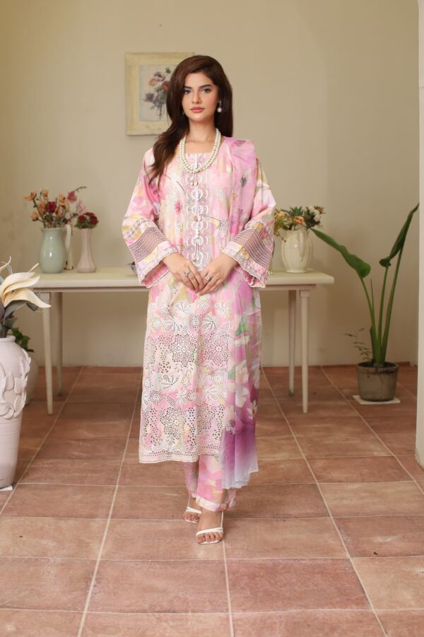 Comfy Wear – Classic Summer Lawn Set (3PC) - Image 4
