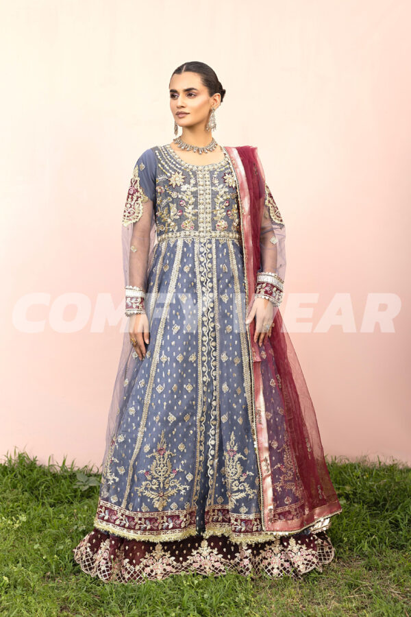 LONG FROCK WITH LEHENGA