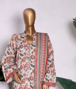 bin saeed 3 piece khadder suit