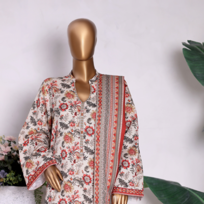 bin saeed 3 piece khadder suit