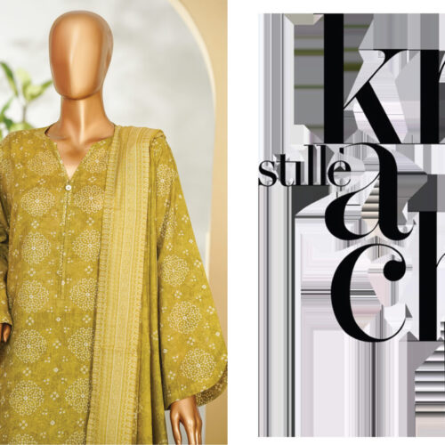 Bin Saeed 3PC Printed Lawn Suit