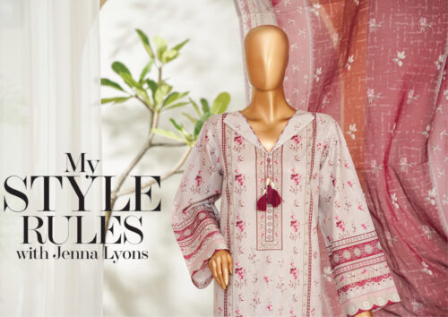 Bin Saeed 3PC Printed Lawn Suit