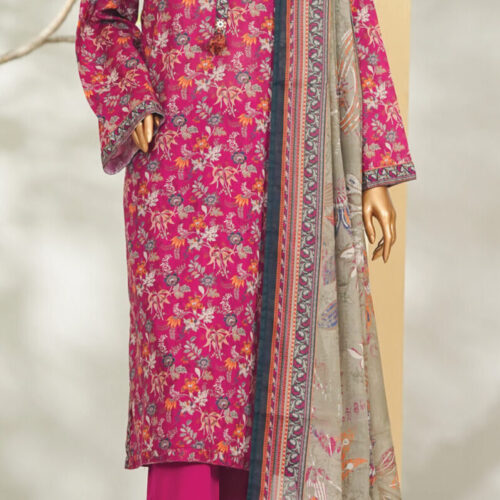 Bin Saeed 3PC Printed Lawn Suit