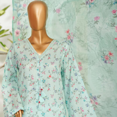 Bin Saeed 3PC Printed Lawn Suit