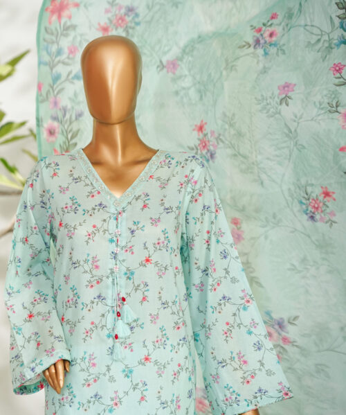 Bin Saeed 3PC Printed Lawn Suit