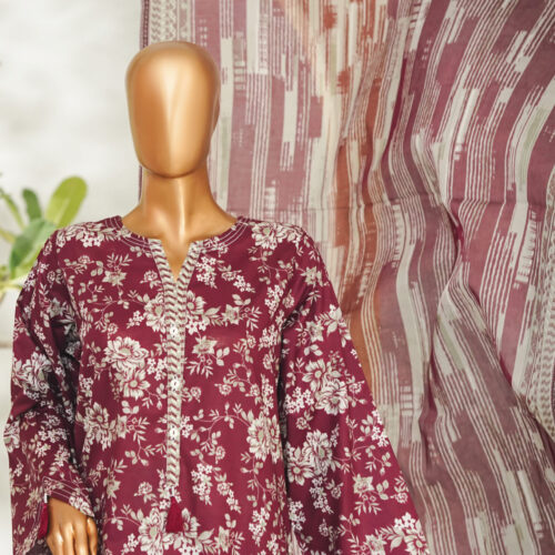 Bin Saeed 3PC Printed Lawn Suit