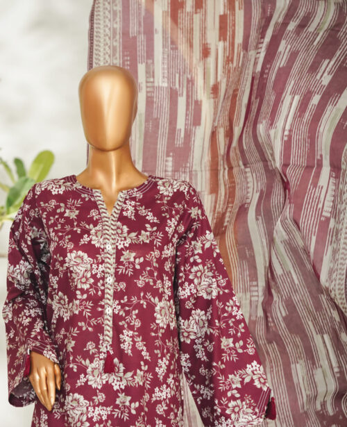 Bin Saeed 3PC Printed Lawn Suit