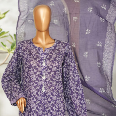 Bin Saeed 3PC Printed Lawn Suit