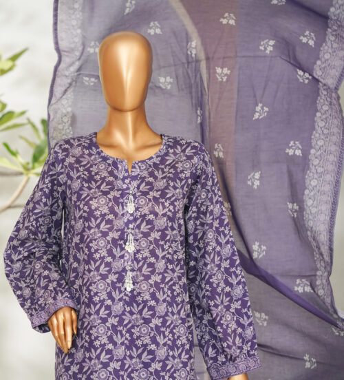 Bin Saeed 3PC Printed Lawn Suit