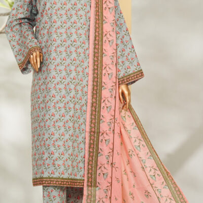 Bin Saeed 3PC Printed Lawn Suit