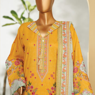 Bin Saeed 3PC Printed Lawn Suit