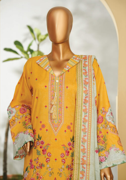 Bin Saeed 3PC Printed Lawn Suit
