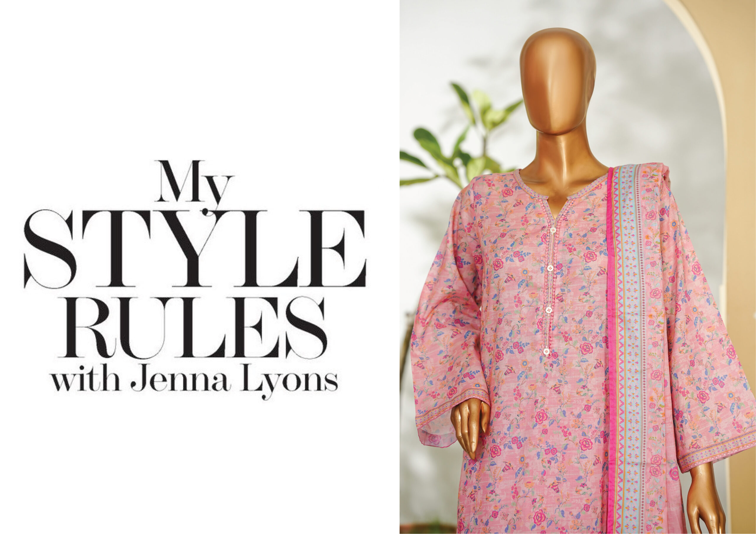 Bin Saeed 3PC Printed Lawn Suit