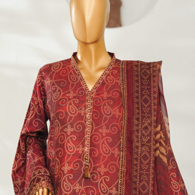 Binsaeed 3pc with farshi truser