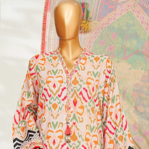 Binsaeed 3pc with farshi truser