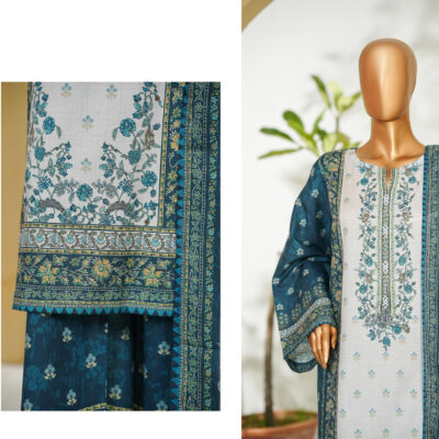 Bin Saeed 3PC Printed Lawn Suit