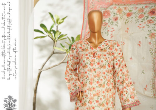 Bin Saeed 3PC Printed Lawn Suit