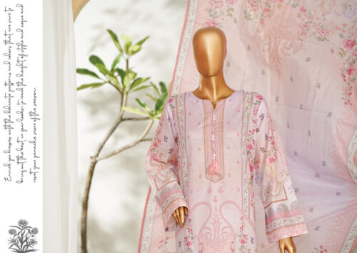 Bin Saeed 3PC Printed Lawn Suit