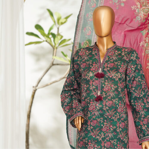 Bin Saeed 3PC Printed Lawn Suit