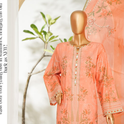 Bin Saeed 3PC Printed Lawn Suit