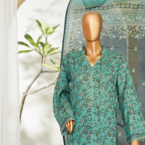 Bin Saeed 3PC Printed Lawn Suit