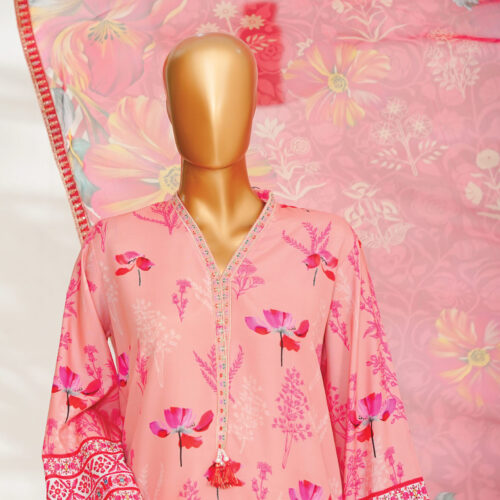 Binsaeed 3pc with farshi truser