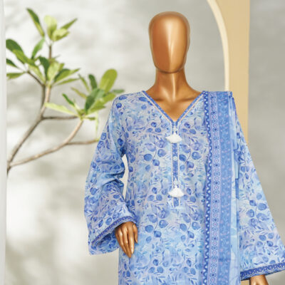Bin Saeed 3PC Printed Lawn Suit