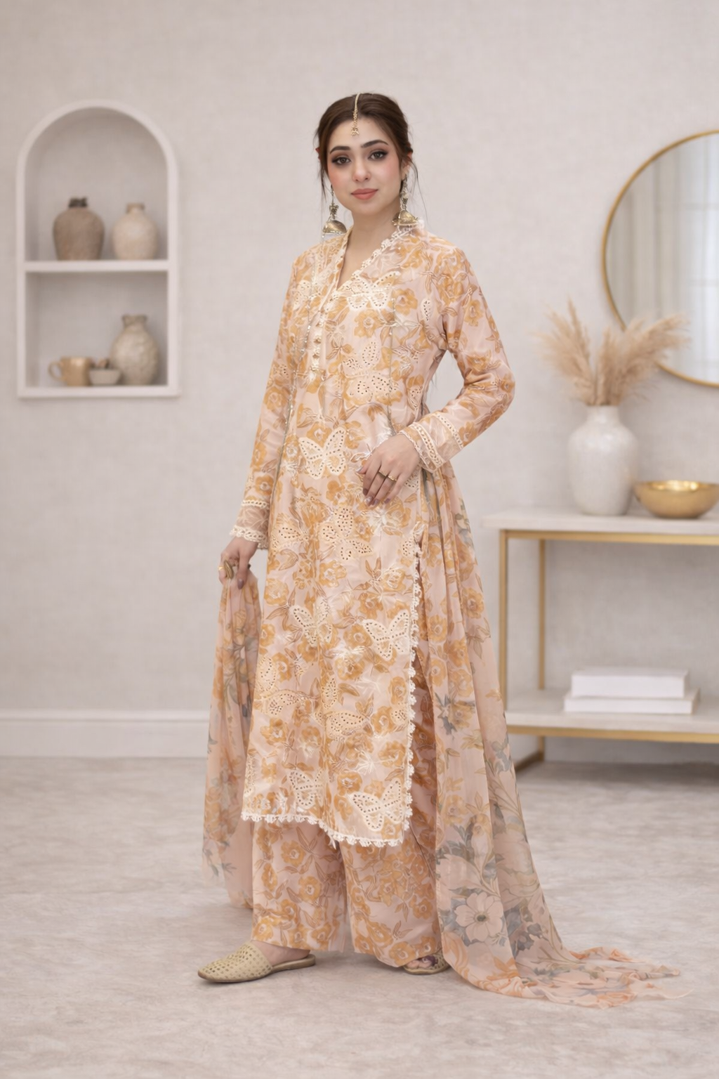 Comfywear 3pc cotton lawn EMB - Image 4