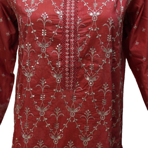Bin Saeed Luxury Embroidered Suit