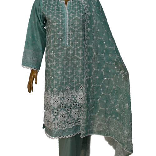 Bin Saeed Luxury Embroidered Suit