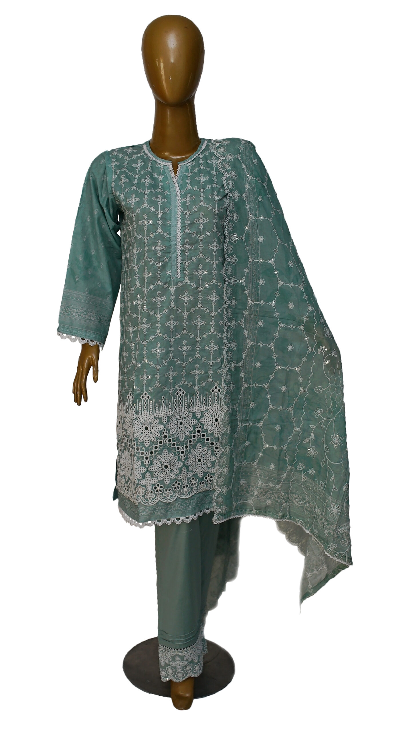 Bin Saeed Luxury Embroidered Suit